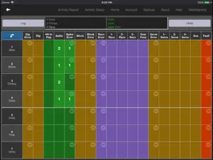 SoloStats Clipboard Volleyball screenshot 2