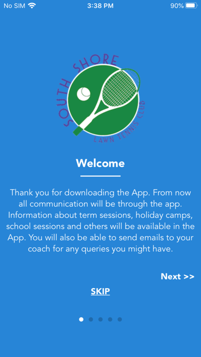 Screenshot #2 pour South shore Lawn Tennis club