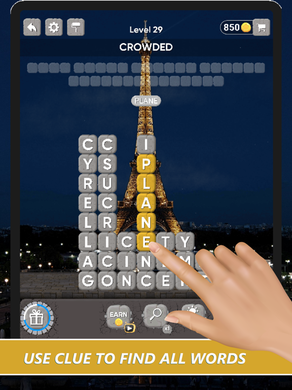 Screenshot #4 pour Word Stones: Word Tower Game