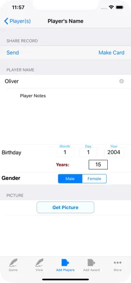 Game screenshot Rugby Player Stats Tracking apk