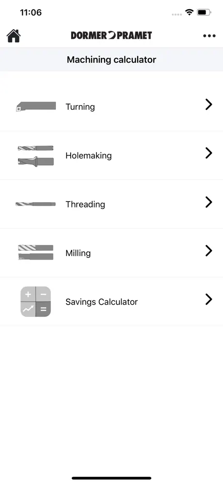 Dormer Pramet Calculators