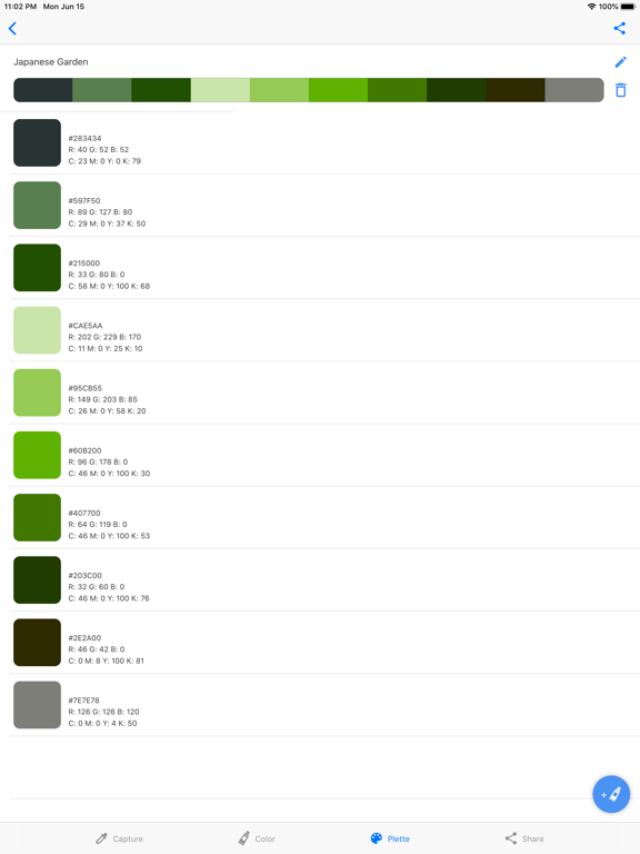 Palette Share iPad screenshot 3 - Graphics & Design app