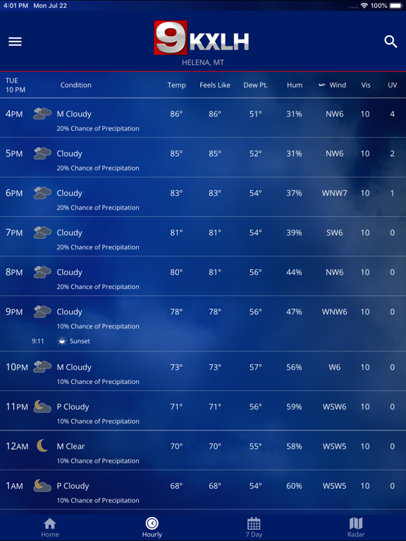 Screenshot #6 pour KXLH Weather