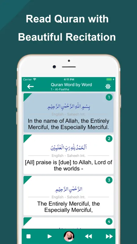 Quran Word by Word Translation screenshot 2 of 10