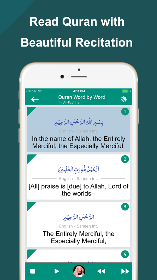 #2. Quran Word by Word Translation (iOS) 由: Muhammad Islam