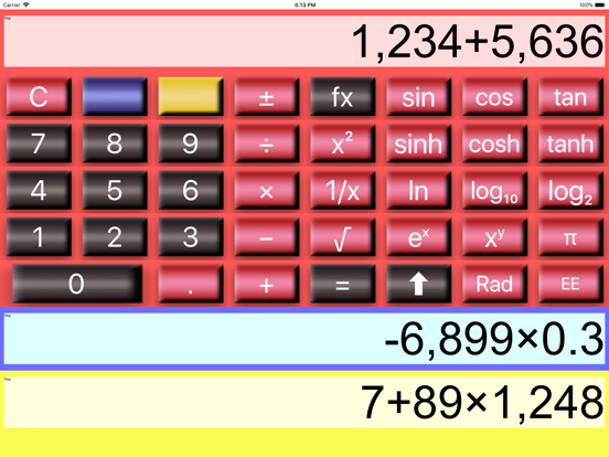 tripleCalculator iPad screenshot 5 - Business app