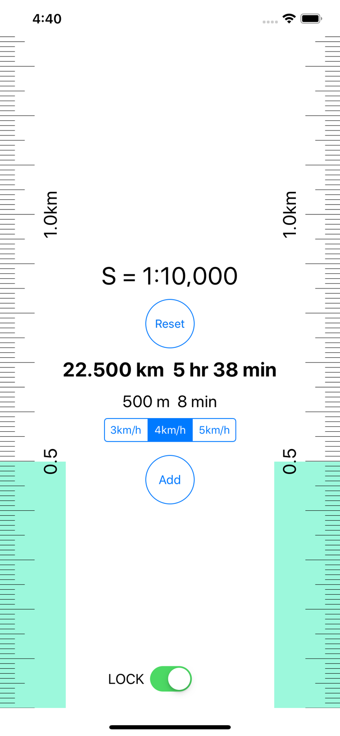 MapRuler for paper map