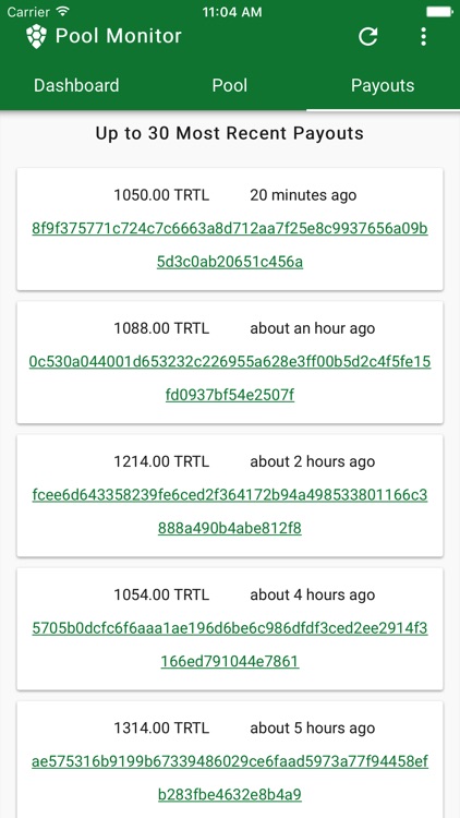 TurtleCoin Mining Pool Monitor screenshot-4