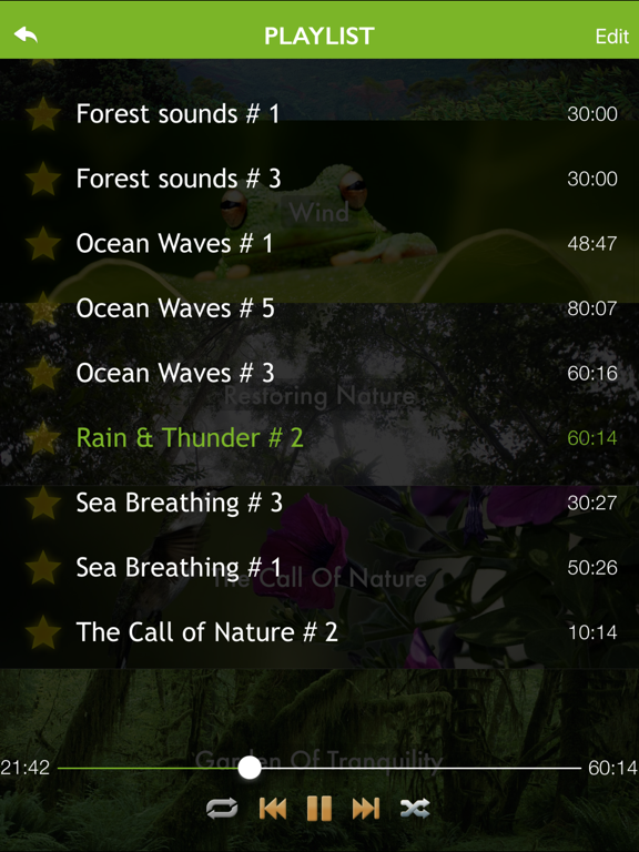 Screenshot #5 pour Nature Music - Relaxing Sounds