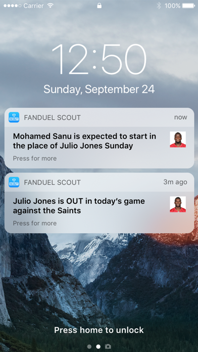FanDuel Scout Screenshot