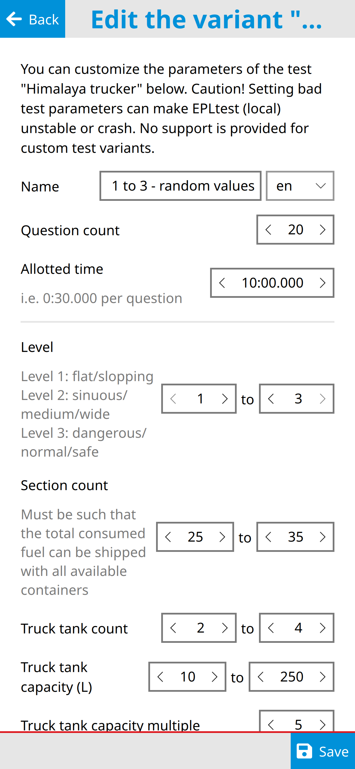 EPLtest screenshot 3