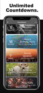 Countdown Widgets: Counter App screenshot #2 for iPhone