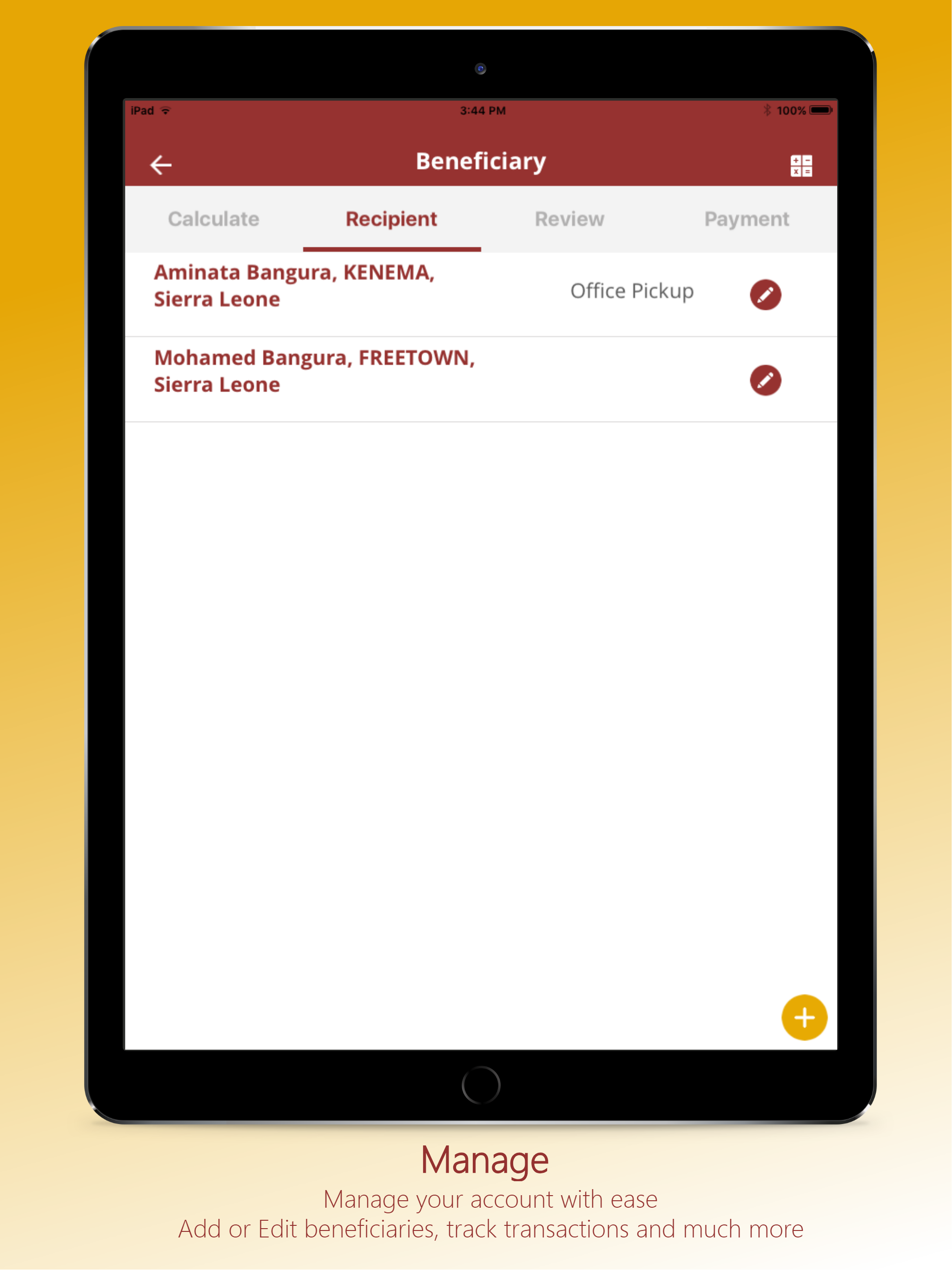 Afro Money Transfer screenshot 8