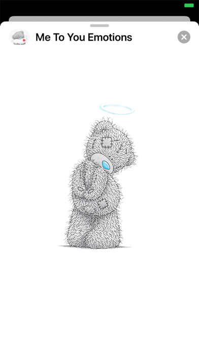 Me To You Emotions iPhone screenshot 5 - Stickers app