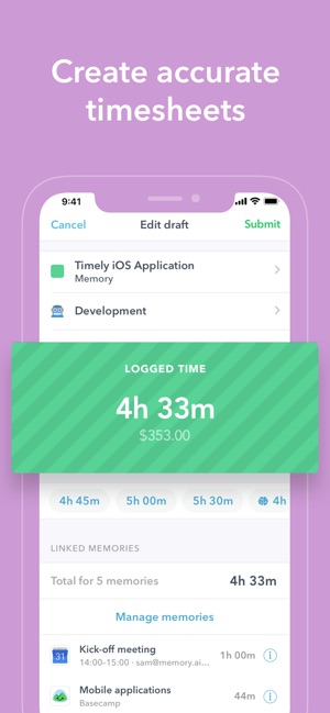 Timely Automatic Time Tracking(圖4)-速報App