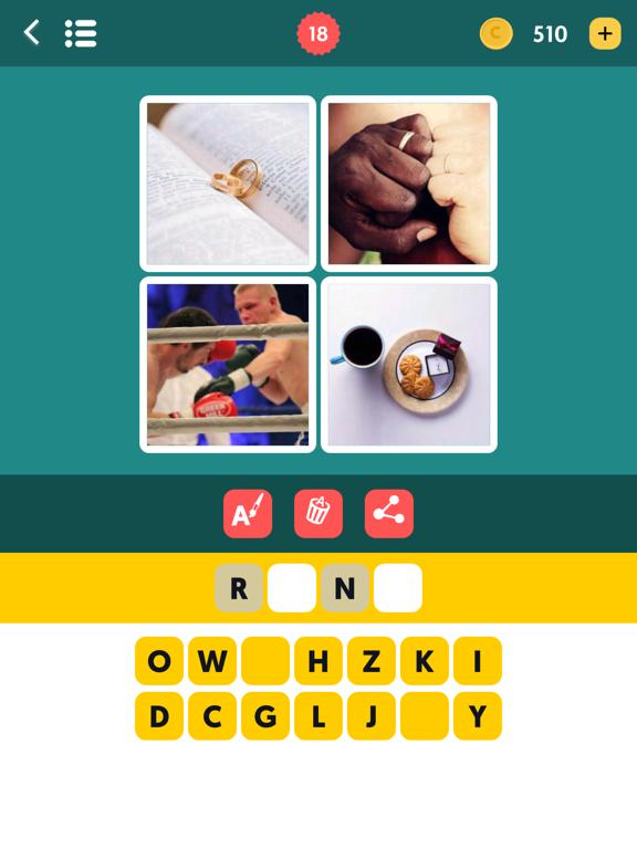 4 pics 1 word - Photo Puzzle iPad screenshot 4 - Games app