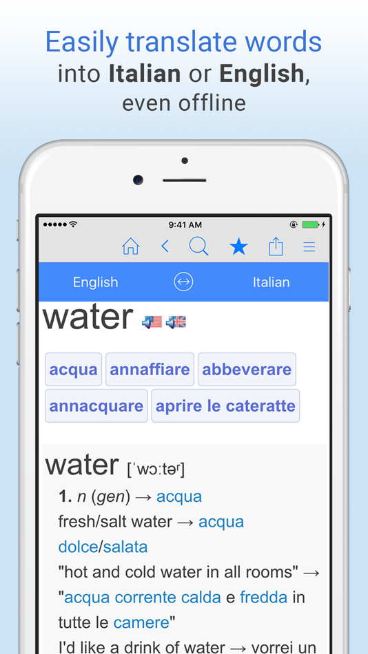 English-Italian Dictionary. - 3.5.1 - (iOS)