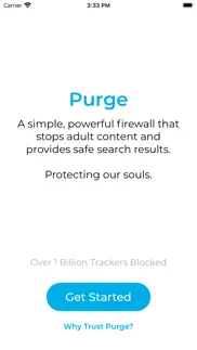 purge: porn blocker & safe dns iphone screenshot 1