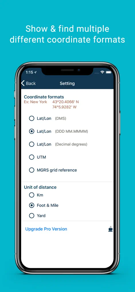 Map Coordinate - Utilities App | MWM