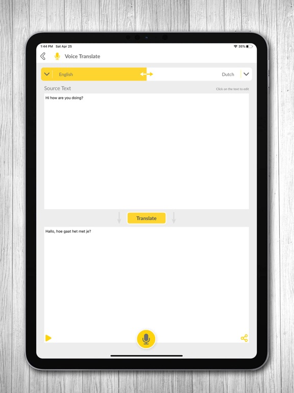 Translate On iPad screenshot 5 - Productivity app