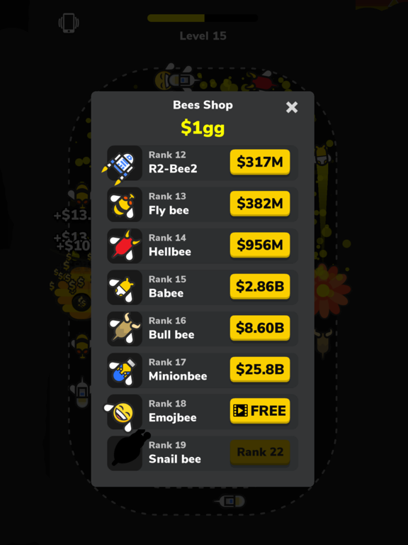 Bee Merger iPad screenshot 2 - Games app