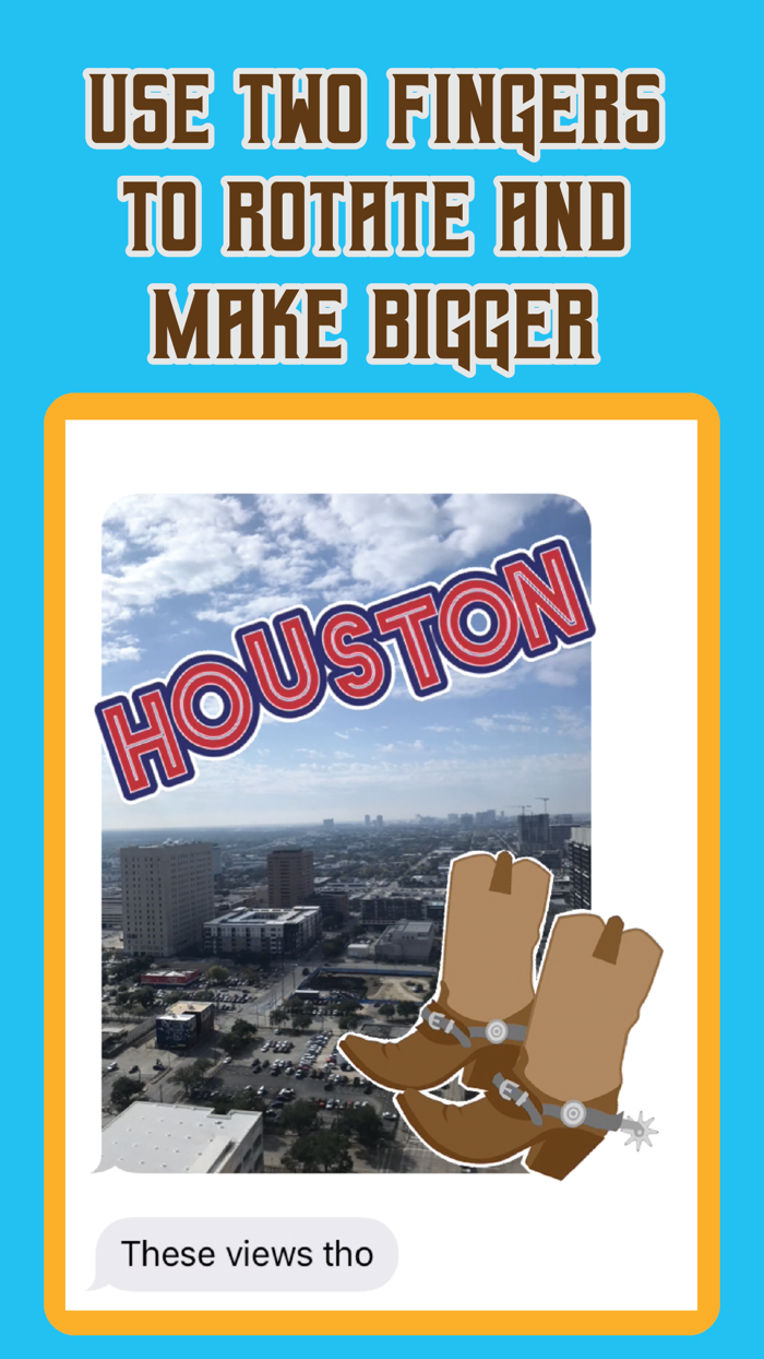 Funny Texas Animated Stickers