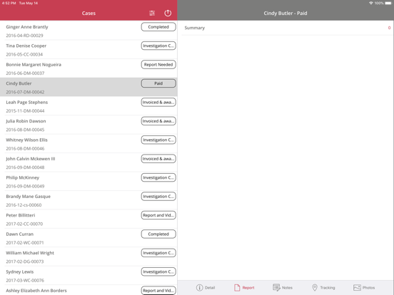 CROSStrax GPS Tracking iPad screenshot 4 - Business app