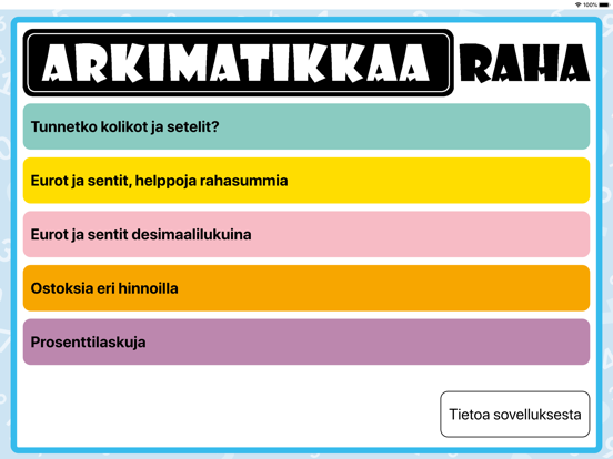 Screenshot #4 pour Arkimatikkaa Raha