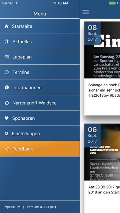 AHA - Narrenzunft Waldsee Screenshot