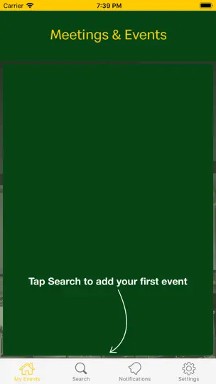 Screenshot von McDonald's Events Deutschland auf dem iPhone 2