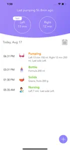 Breast feeding app+ screenshot #2 for iPhone