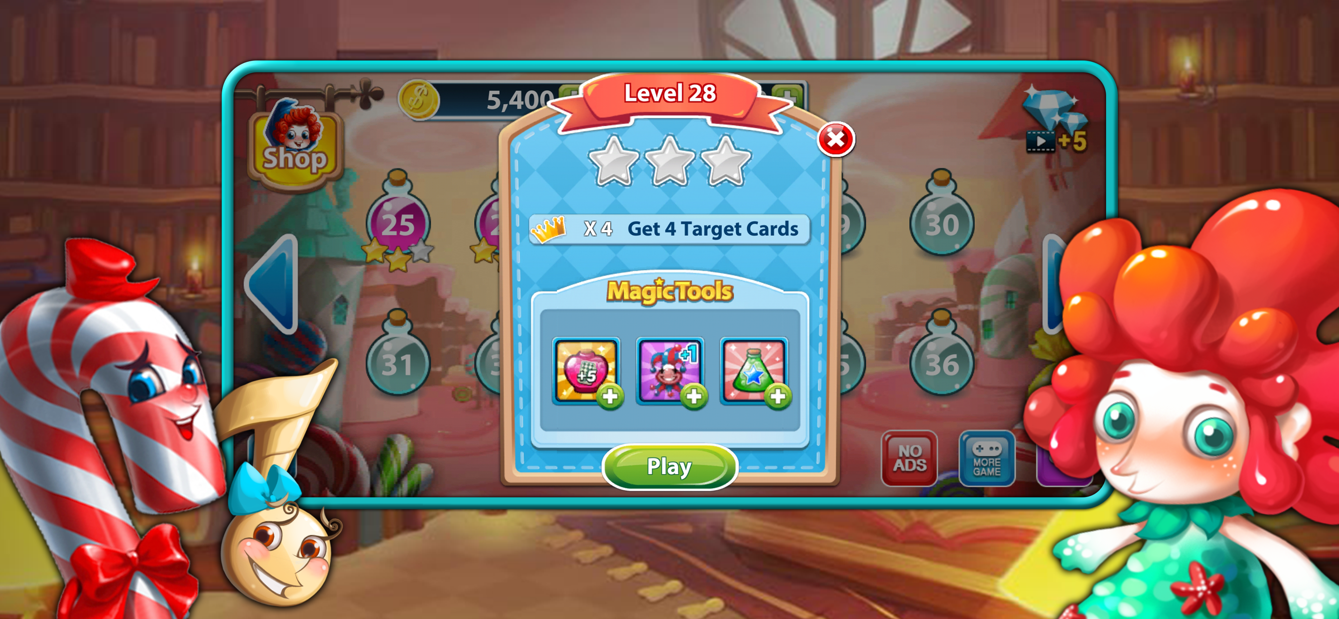 Alice Tripeaks screenshot 4