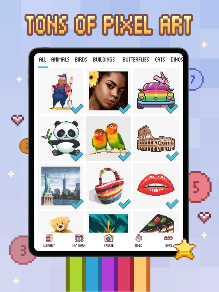 Love Pixel - Color by Number