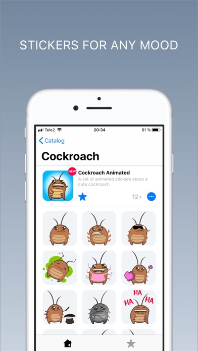 Sticker sets - Emoji keyboard iPhone screenshot 6 - Entertainment app