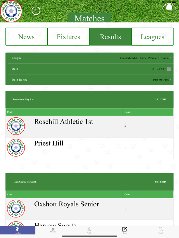 Screenshot #6 pour Grassroots Stats