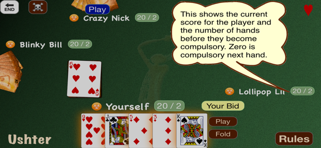 Ushter - Trick Based Card Game(圖4)-速報App