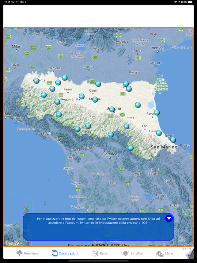 ‎METEO EMILIA ROMAGNA Screenshot