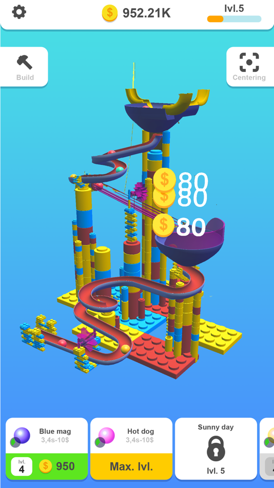 #1. Marble Idle 3D (iOS) By: Rhino Games LLC