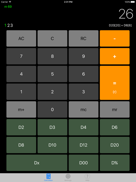 Screenshot #5 pour Adv DiceCalculator