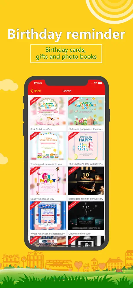 Birthday reminder app