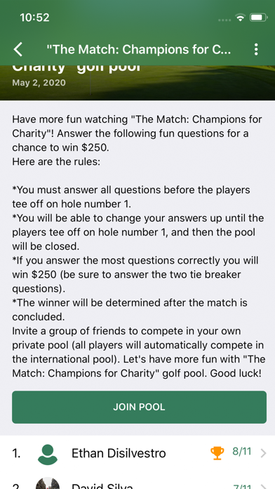Fun Sports Pools Screenshot