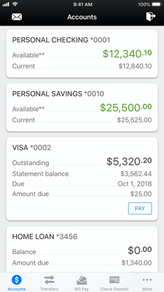 Mechanics Bank Mobile Banking screenshot 2