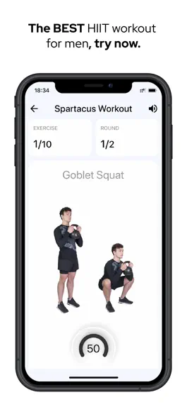 Game screenshot Spartacus Workout apk