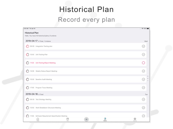 Today Task - Daily Planner iPad screenshot 4 - Productivity app
