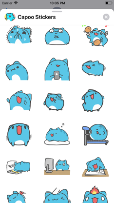 Capoo Stickers screenshot 5