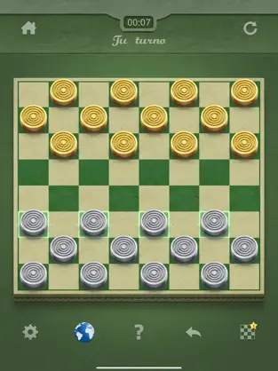 Screenshot 1 Juego de Damas Real iphone