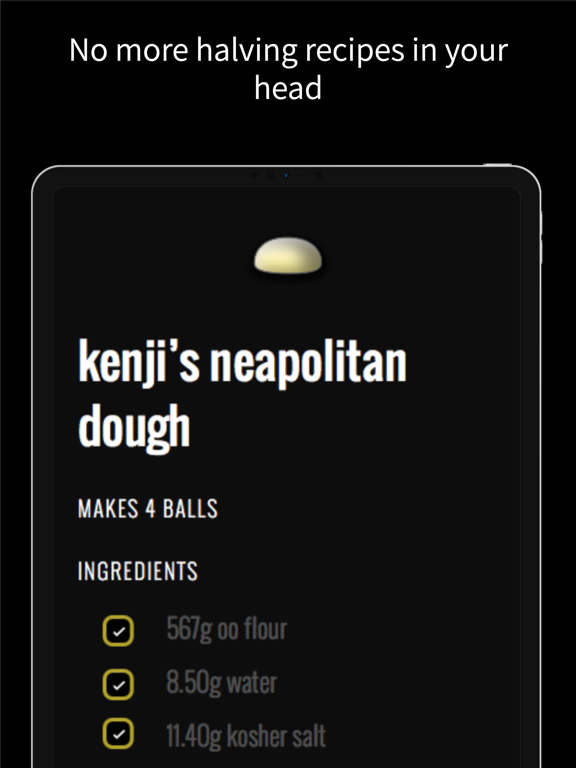 Screenshot #5 pour Dough - Pizza Dough Recipes
