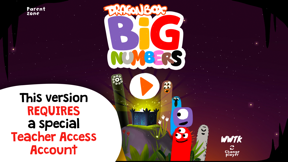 Login Access: DB Big Numbers screenshot