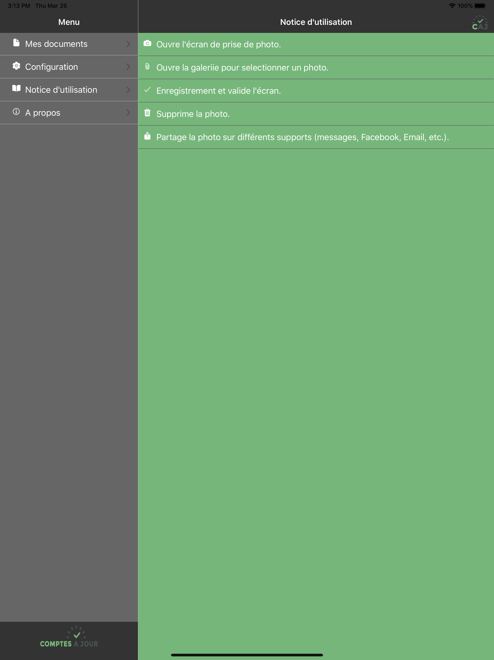 Comptes@jour screenshot 9