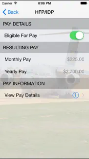 military pay calc iphone screenshot 4